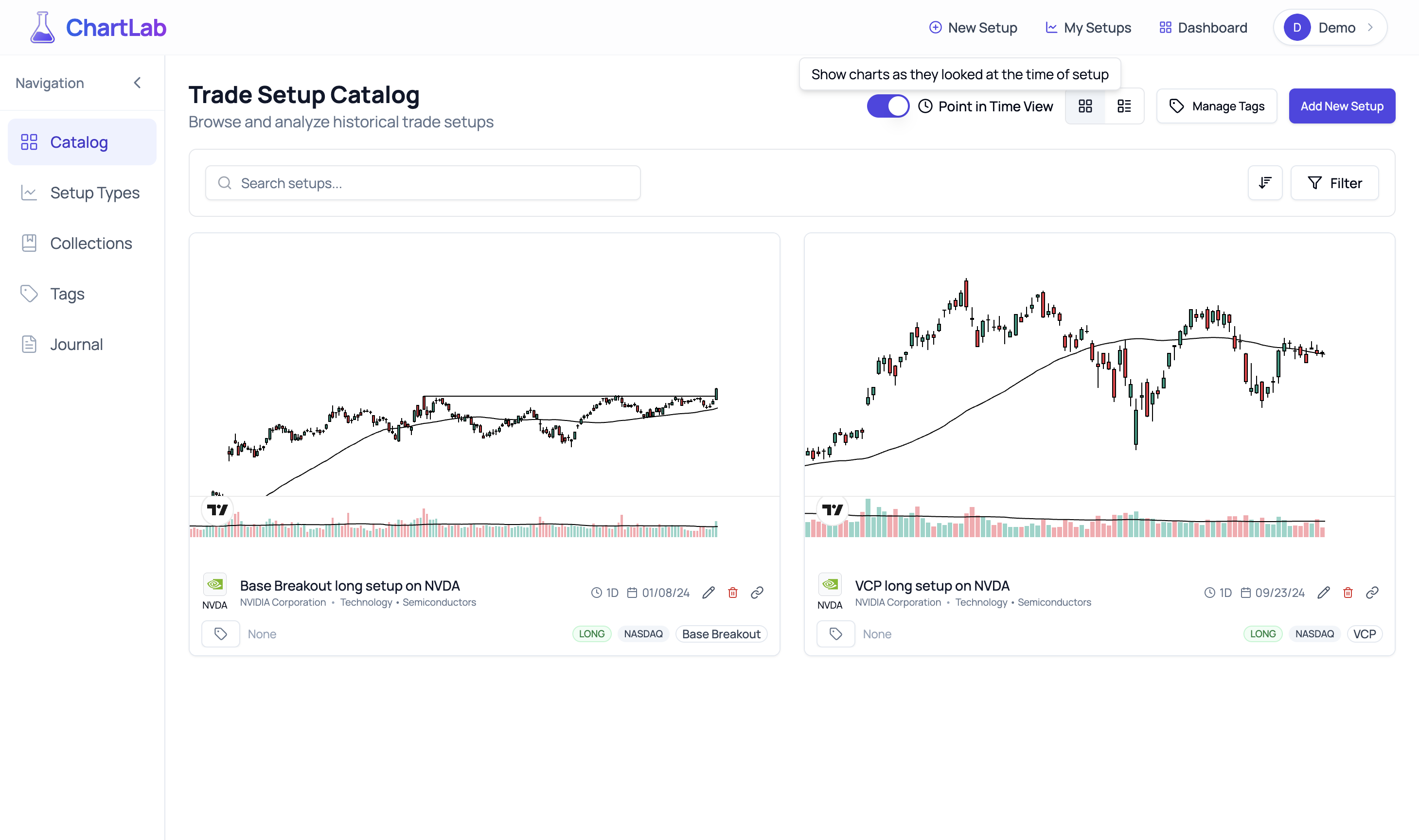 Point-in-Time View Toggle - See the Market as It Was